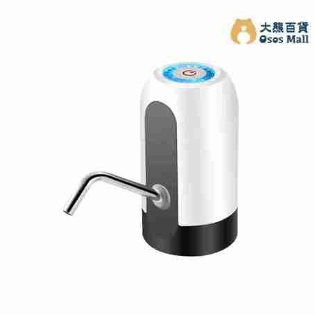 Bennlife-USB充電自動飲用水泵 桶裝水抽水器/水桶壓水器/自動飲水泵 (白色,1件)(OSEG003)