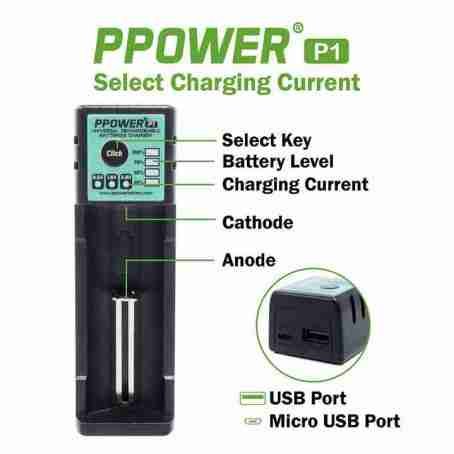 PPOWER 1槽通用電池充電器 - Image 11