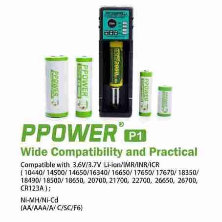 PPOWER 1槽通用電池充電器 - Image 10
