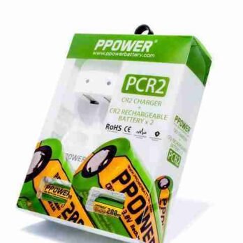 Ppower 全新3v cr2 200毫安充電池套裝00003