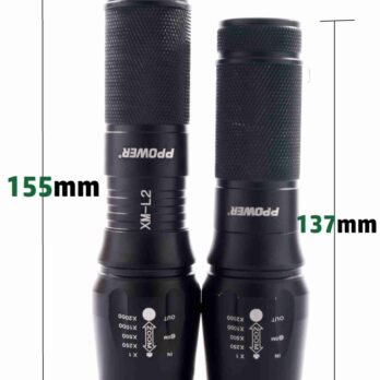 Ppower 26650 led l2 可聚焦強光戰術電筒00007