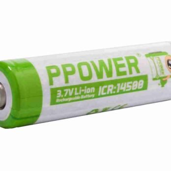 Ppower 14500 3.7v 750毫安 鋰離子充電電池00004