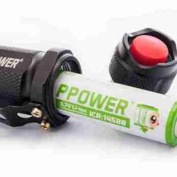 PPOWER 2X 14500 750MAH 3.7V 充電鋰電池