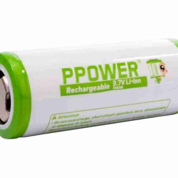 Ppower 1x 26650 3.7v 4000毫安 鋰離子充電電池00005