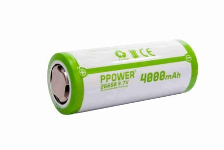 PPOWER 1X 26650 4000MAH 3.7V 充電鋰電池 - Image 4