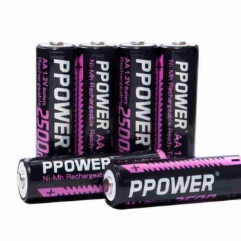 Ppower 2粒或4粒 x aa 1000mah 1.2v 鎳氫充電池00005