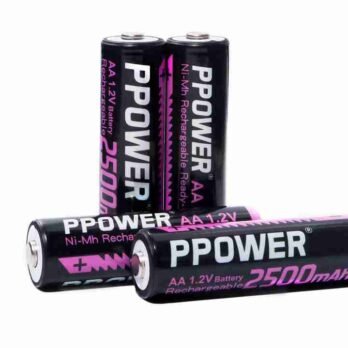 Ppower 2粒或4粒 x aa 1000mah 1.2v 鎳氫充電池00007