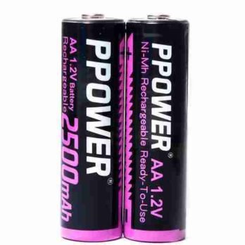 Ppower 2粒或4粒 x aa 1000mah 1.2v 鎳氫充電池00008