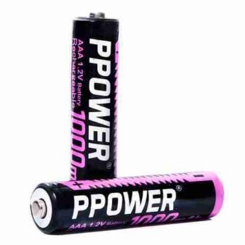 Ppower 2粒或4粒 X AAA 1000MAH 1.2V 鎳氫充電池00005