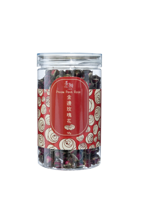 茶願 - 金邊玫瑰花 (圓罐裝 50g)