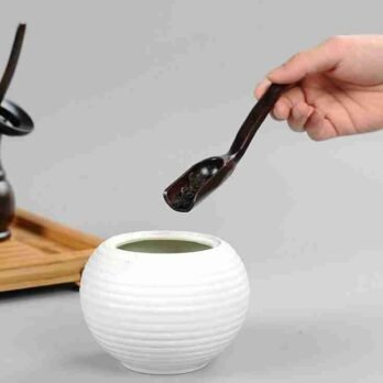 茶願 黑檀木茶匙:茶勺00002