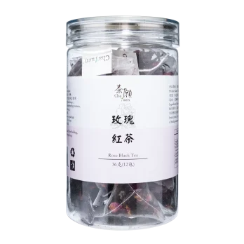 茶願 – 玫瑰紅茶 三角茶包 (12包裝) 美容養顏 滋潤膚色