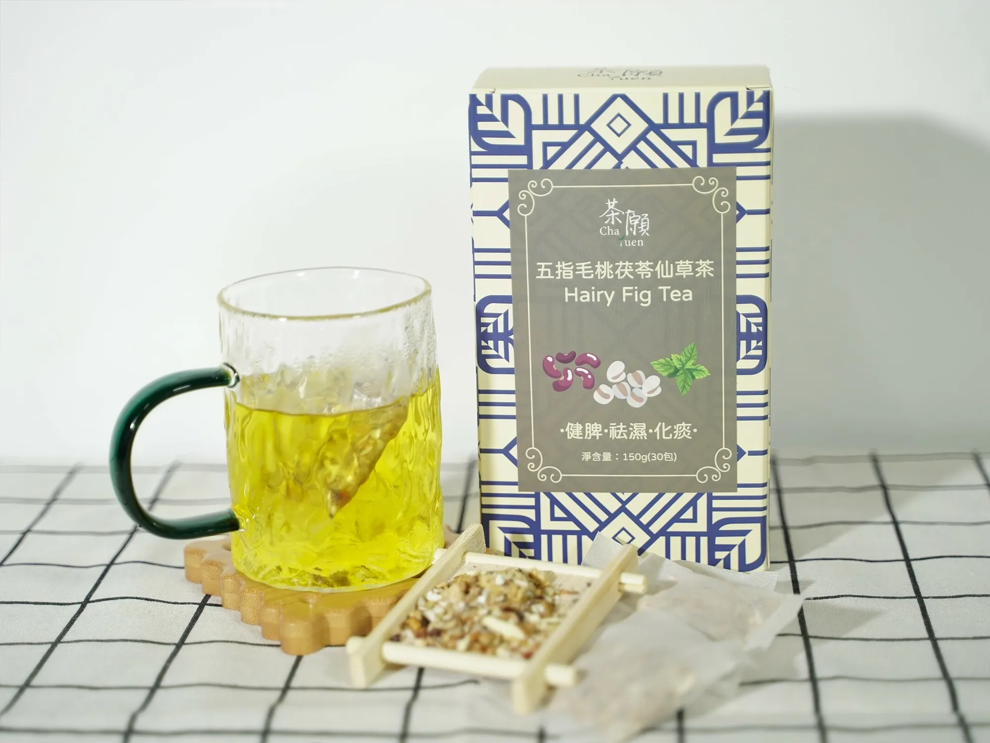 五指毛桃茯苓仙草茶 (5)