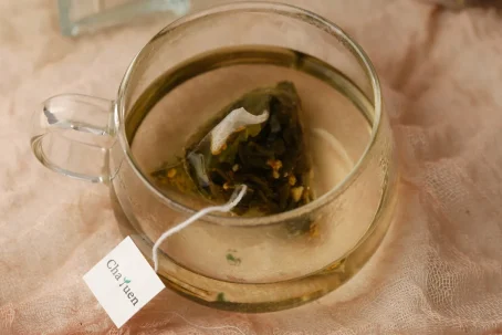 茶願 - 桂花烏龍茶 三角茶包 (12包裝) 通氣和胃 美白肌膚：圖片 4