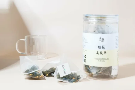 茶願 - 桂花烏龍茶 三角茶包 (12包裝) 通氣和胃 美白肌膚：圖片 3