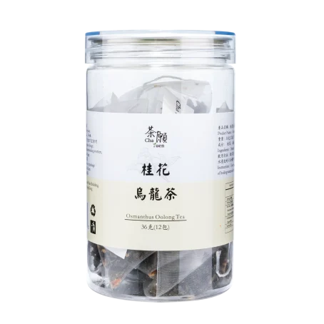 茶願 - 桂花烏龍茶 三角茶包 (12包裝) 通氣和胃 美白肌膚