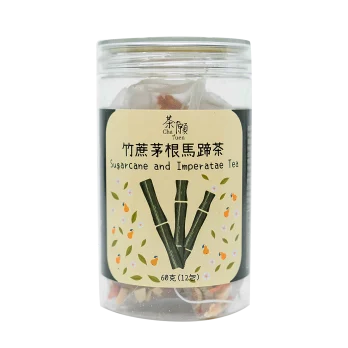 茶願 – 竹蔗茅根馬蹄茶 三角茶包(12包裝) 清熱潤燥 生津解渴
