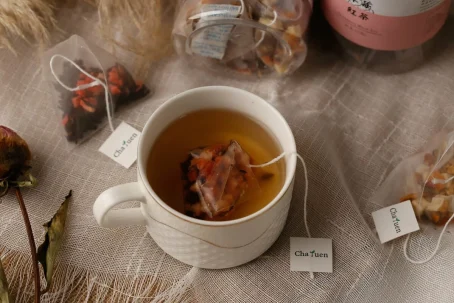 茶願 - 草莓紅茶 三角茶包 (12包裝) 明目養肝 促進消化：圖片 3