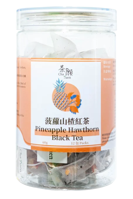 茶願 - 菠蘿山楂紅茶 三角茶包(12包裝) 消食化積 健脾開胃：圖片 3