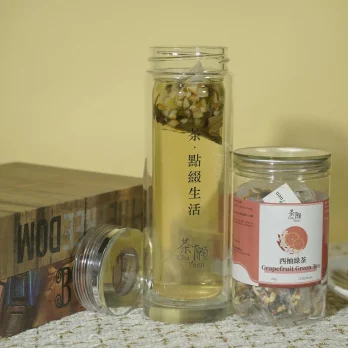 茶願 – 西柚綠茶 三角茶包(12包裝) 舒緩壓力 美容養顏