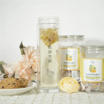 茶願 – 金桔檸檬菠蘿茶 三角茶包(12包裝) 生津消食 祛暑止渴
