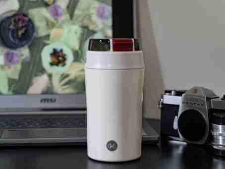 Bennlife 陶瓷內膽吸管直飲兩用防漏保溫杯 (白色) - Image 3