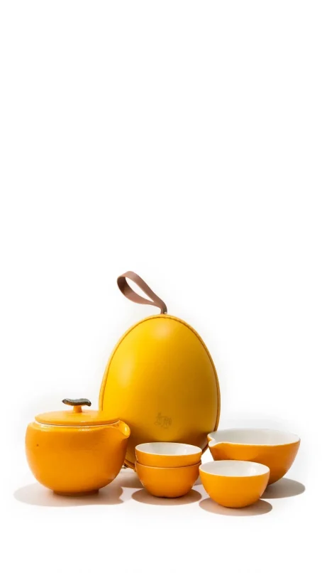 茶願 - 大吉大利旅行陶瓷茶具套裝 (中藥材零售商牌照號碼: CR-2020-00013)