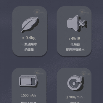按摩槍(灰色) (4)