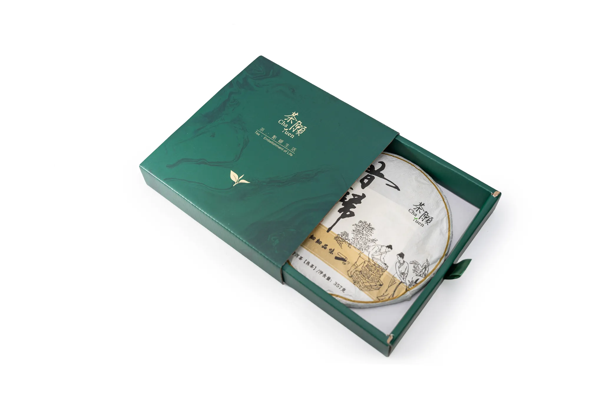 昔歸熟普洱茶餅 (3)