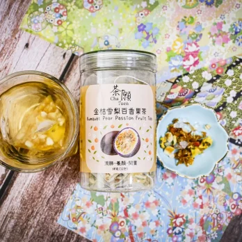 茶願 – 金桔雪梨百香果茶 (12包裝) 潤肺 養顏 開胃