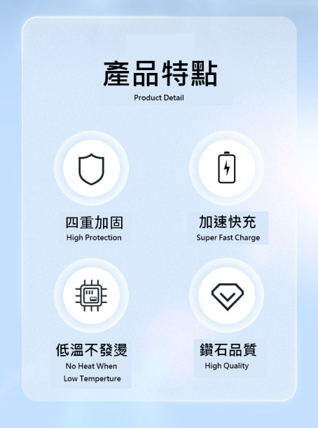 三合一USB矽膠快充數據線：圖片 9