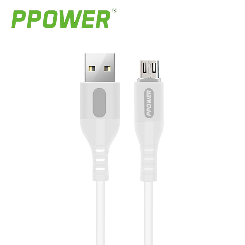 Siliconecable andriod white