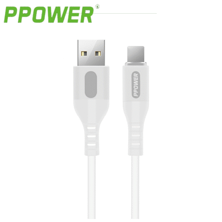 Ppower 液態矽膠PD快充數據線 (USB to Lightning)