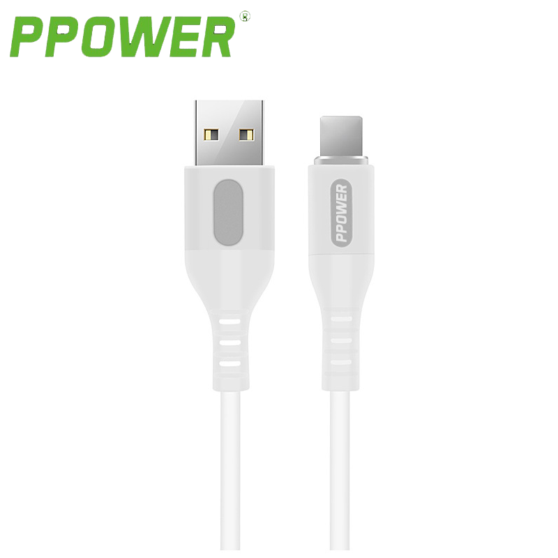 Siliconecable lightning white