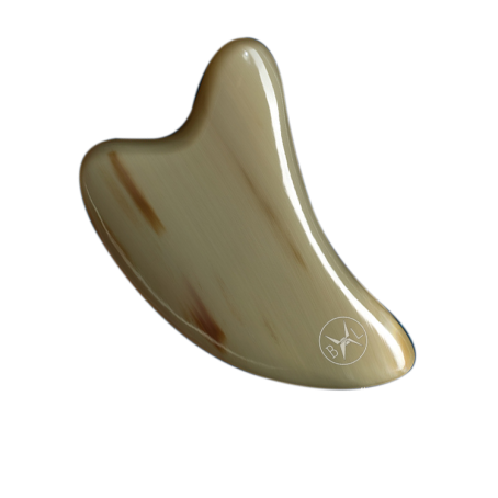 白水牛角臉部刮痧板 (7mm/9mm/13mm)