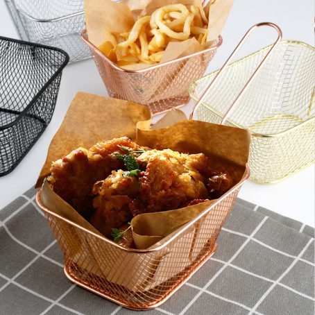 Bennlife 不鏽鋼美式小食薯條籃 點心籃滤油网 - Image 3