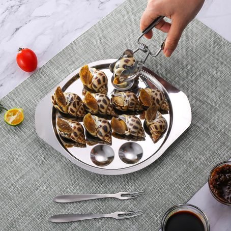 Bennlife 不鏽鋼海螺夾 食海鮮工具刀盤三件套：圖片 2