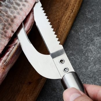 不鏽鋼多用途魚肚刀 廚房去魚鱗小工具