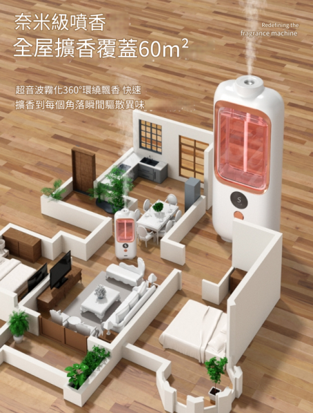 Bennlife USA 金裝掛壁香薰套裝（連三支260ml補充液） - Image 5